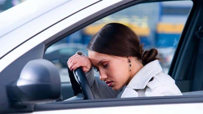 risk för körning när dåsig; risk för sömnighet under körning