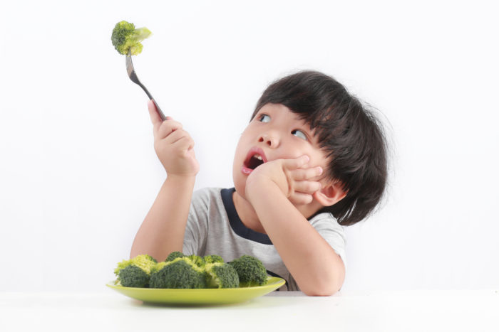 myten att äta vanor hos barn