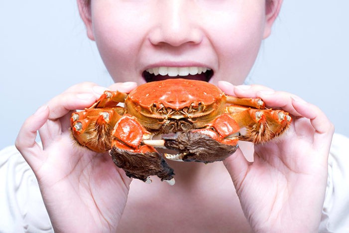 Ät krabba när gravid