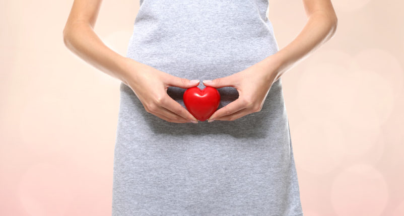 vaginal urladdning under ung graviditet