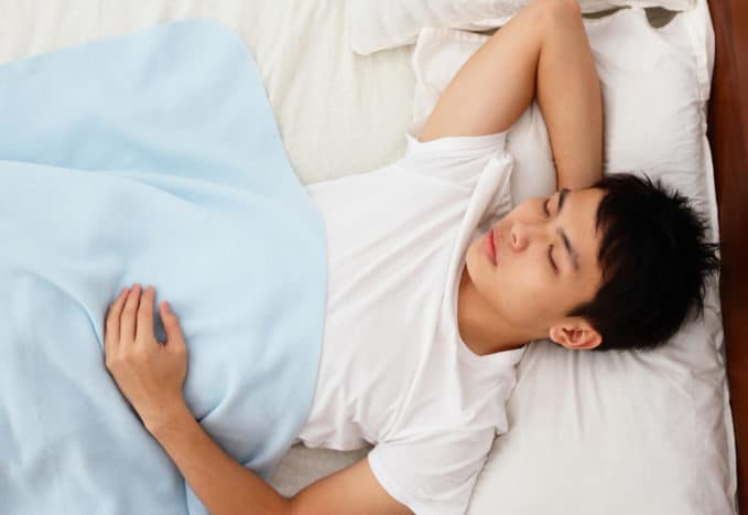sovande ställning påverkar matsmältningen
