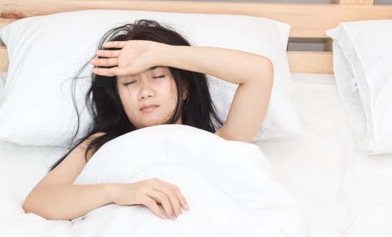hur man sover bra influensa