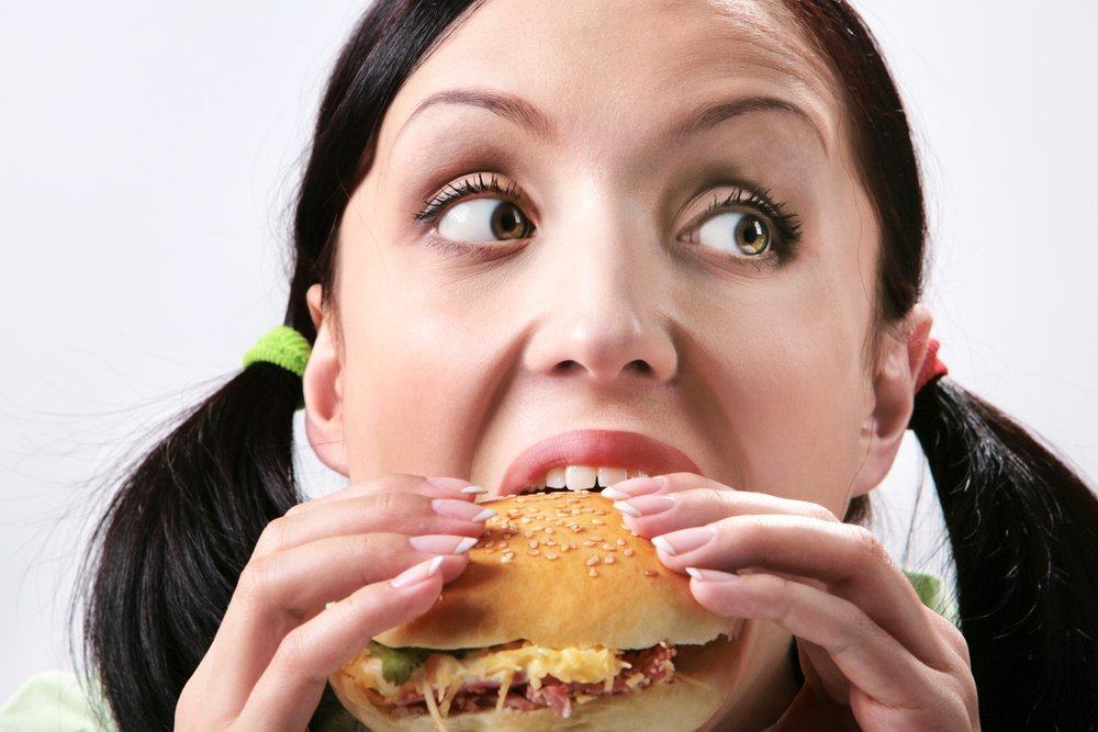 äta när känslorna äter för snabbt, gör det fett