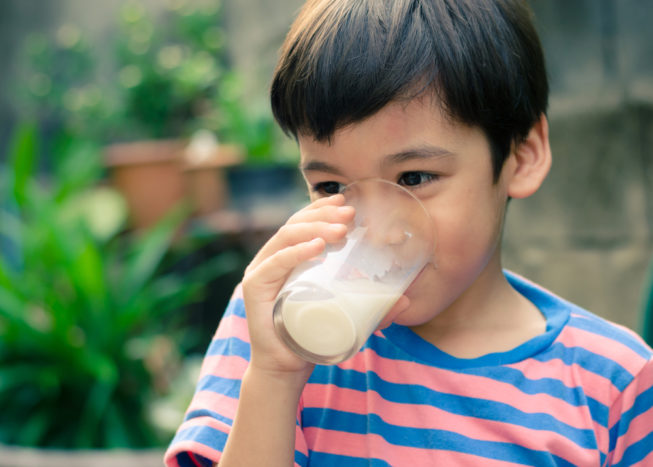 mjölk för barn